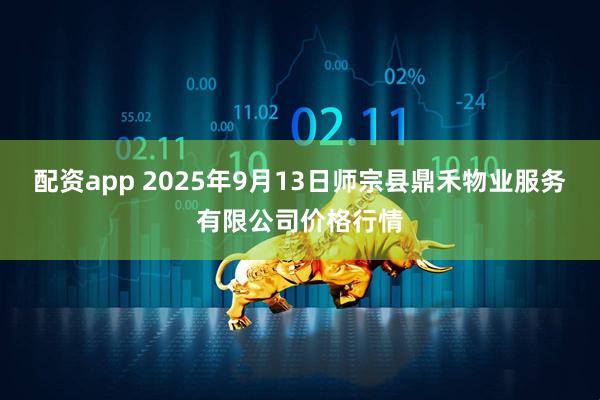 配资app 2025年9月13日师宗县鼎禾物业服务有限公司价格行情